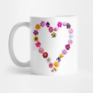 Heart of Flowers for Mothers Day Mug